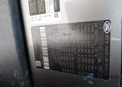 2019 Land Rover Discovery Hse Luxury from USA, damaged, VIN SALRT2RV1K2400917